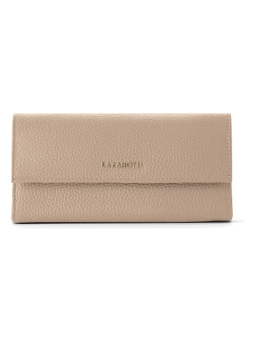 Lazarotti Bologna Leather Geldbörse Leder 19 cm sand