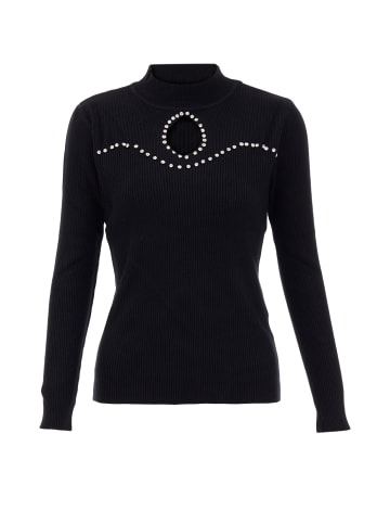 carato Damen Strickpullover in Schwarz