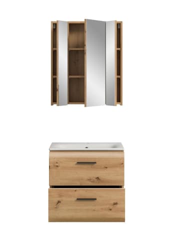 ebuy24 Badmöbelset Ice Eiche 60 x 46 cm