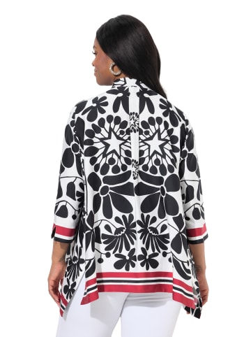 Ulla Popken Hemdbluse in schneeweiß