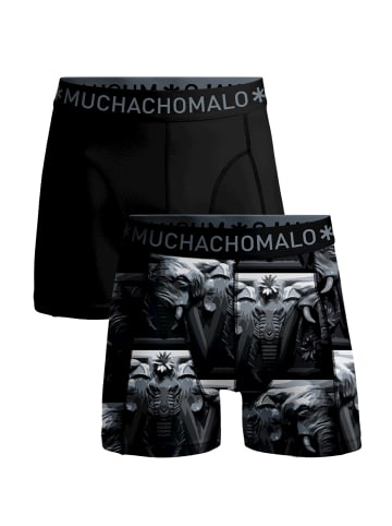 Muchachomalo 2er-Set: Boxershorts in Multicolor/Black