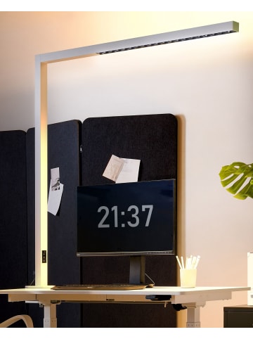 Beliani Büroleuchten OCTANT in Silber - (W) 121 x (H) 120 x (L) 4 cm