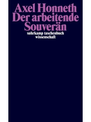 Suhrkamp Buch - Der arbeitende Souverän