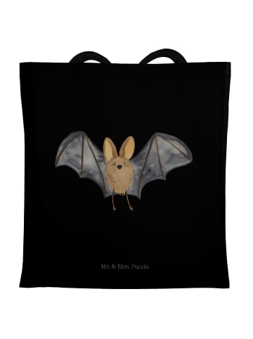 Mr. & Mrs. Panda Tote Bag Fledermaus Flügel ohne Spruch in Schwarz