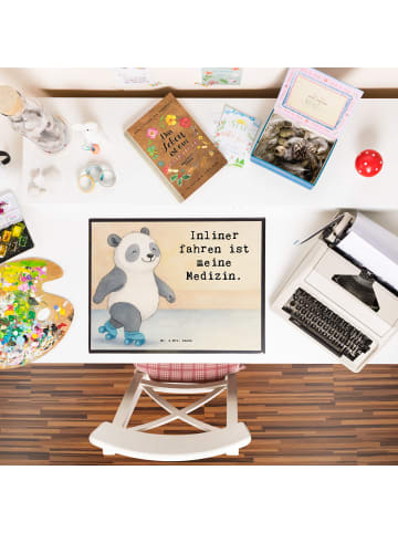 Mr. & Mrs. Panda malunterlage Panda Inliner fahren Design mit Sp... in Weiß
