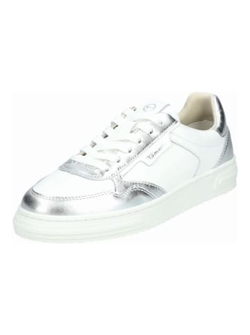 Tamaris Sneaker in Weiß/Silber