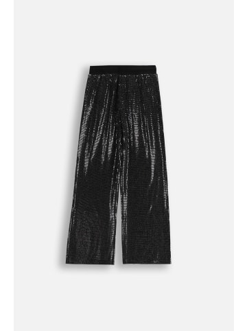 Coccodrillo Weite Hose in schwarz