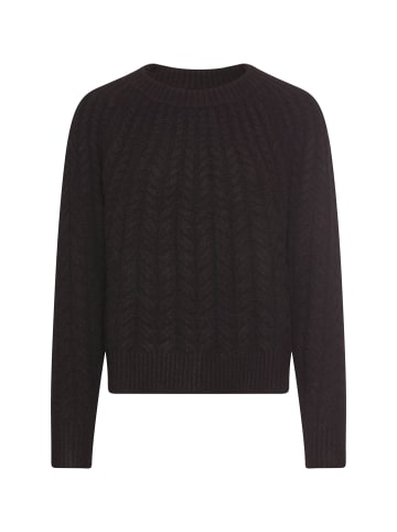 Camel Active Strickpullover mit Rundhalskragen in Kaviar
