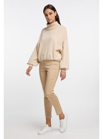 VINAJA Women Strick Rollkragenpullover in Beige