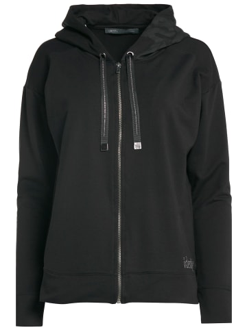 Gina Laura Sweatjacke in schwarz