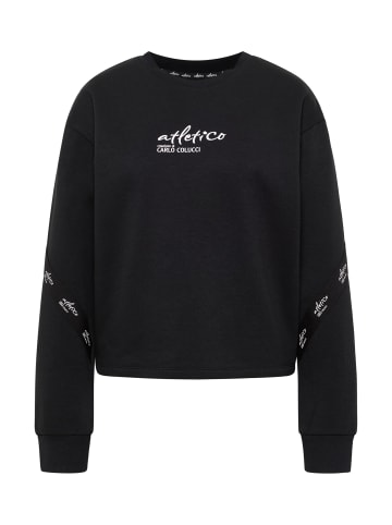 Carlo Colucci Sweatshirt Dros in Schwarz