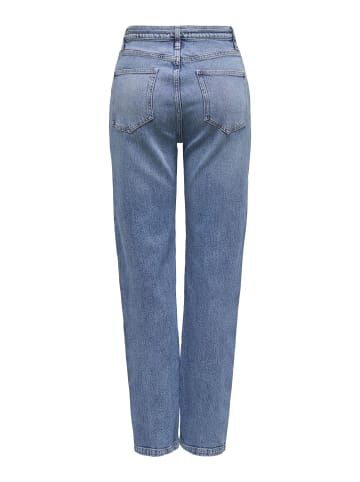 ONLY Straight-Fit jeans in Medium Blue Denim