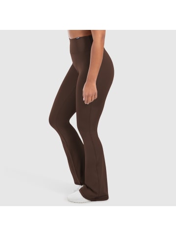 SMILODOX Schlaghose Leggings Loreen in Braun