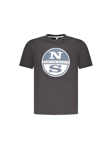 North Sails Schwarzes Baumwoll-T-Shirt