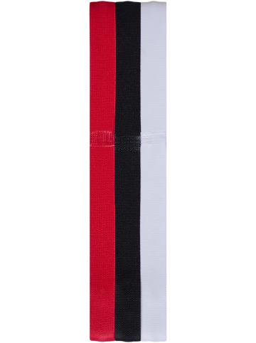 Hummel Stirnband 3-Pack Headband Multisport Erwachsene in WHITE/BLACK/TRUE RED
