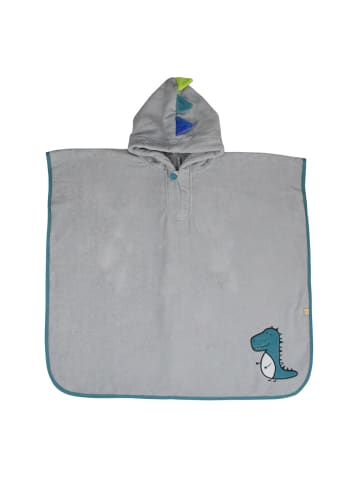 Schlummersack Frottee Badeponcho in Grau