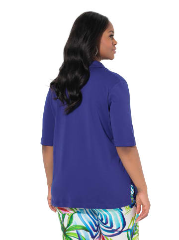 Ulla Popken Poloshirt in tintenblau