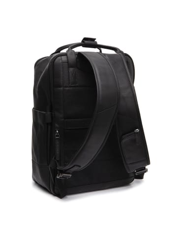 The Chesterfield Brand Calden Daypack Leder 40 cm Laptopfach in black