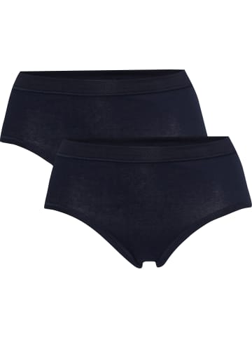 Con-ta Baumwolle, Feinripp Hüftslip 2er-Pack in marine