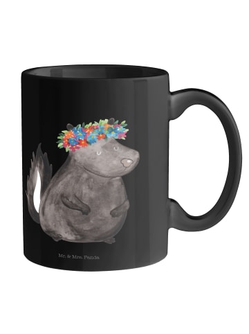 Mr. & Mrs. Panda Tasse Stinktier  ohne Spruch in Schwarz