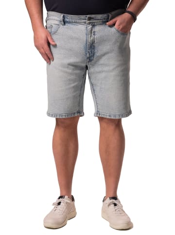 Men Plus Bermuda in bleached denim