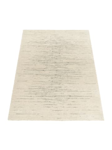 KADIMA DESIGN Teppich Kurzflor meliert Wohnzimmer in Creme