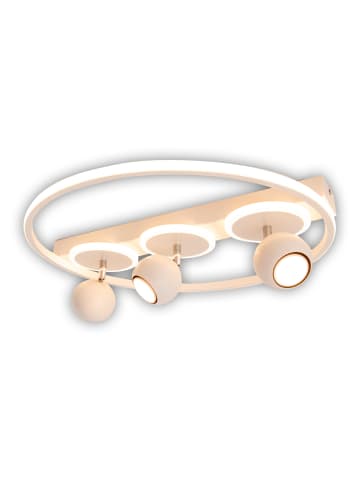 näve LED Deckenleuchte "RONDA" in weiß - (L)50 cm x (B)50 cm x (H)15.5 cm - EEK G