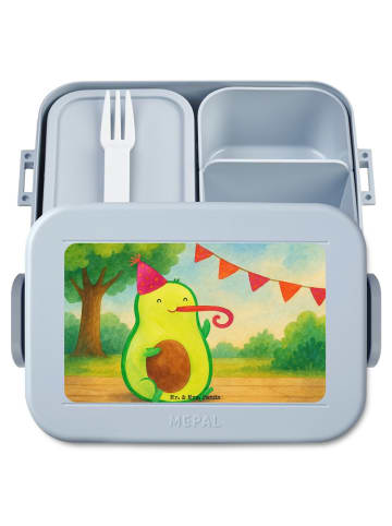 Mr. & Mrs. Panda MEPAL Bentobox Avocado Geburtstag Design ohne S... in Blau Pastell