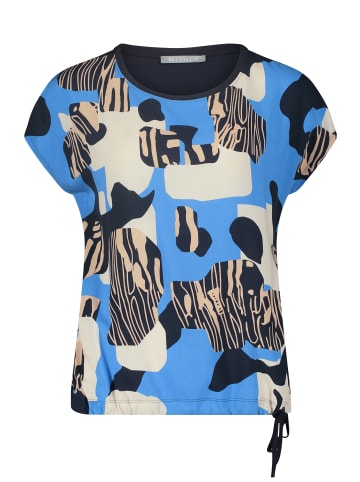 BETTY & CO Casual-Shirt mit Print in Blue/ Dark-Blue