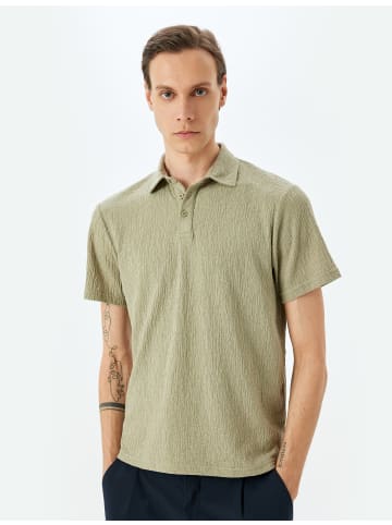 KOTON TSHIRT SS POLO in Grün