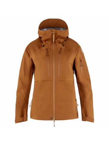 FJÄLLRÄVEN Outdoorjacke Keb Eco-Shell Jacket W in Kastanie