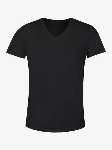 Erlich Textil  T-Shirt HUGO in schwarz