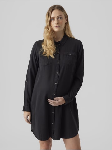 Vero Moda Hemdblusenkleid in Black