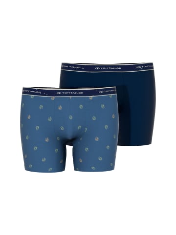Tom Tailor Long-Pants 2Er Pack in blau-mittel-Allover