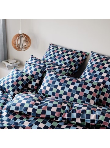 Elegante Bettwäsche Scrabble in nachtblau