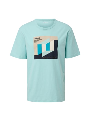 s.Oliver T-Shirt in 60D2_ozeangrün