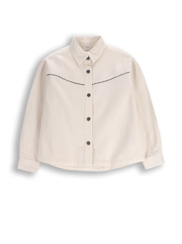 Coccodrillo Jeansbluse in ecru