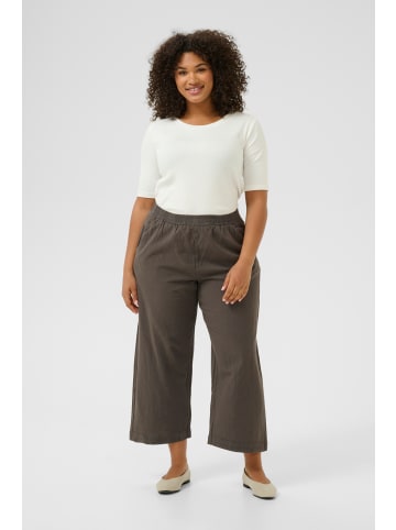 KAFFE curve Casual Hose KCnana Loose fit in Black Oyster