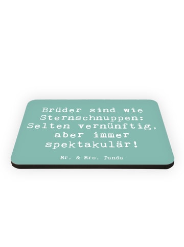 Mr. & Mrs. Panda Kühlschrankmagnet Spruch Brüder Sternschnuppen ... in Meeresbrise