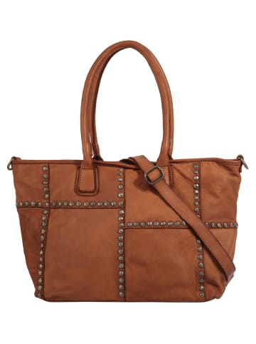 Samantha Look Shopper echt Leder in cognac