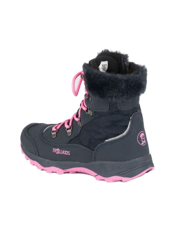 Trollkids Mädchen Winterschuhe "Hemsedal" in Marineblau / Magenta