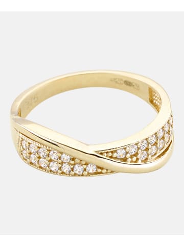 Diamant L'éternel Eternity-Ring aus 375 Gelbgold mit Zirkonia