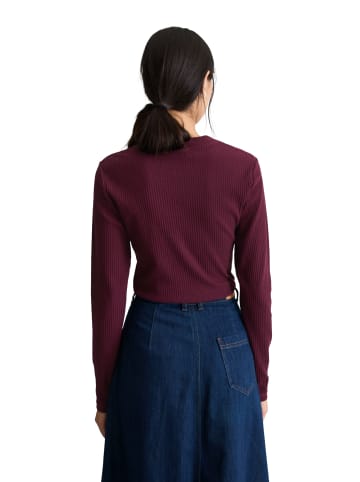 Marc O'Polo DENIM Longsleeve slim in Mahagony Jam