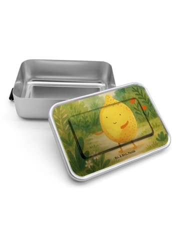 Mr. & Mrs. Panda Lunchdose Beste Freunde Zitrone Design ohne Spruch in Weiß