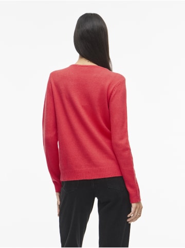 Vila Pullover VIRil in rot - 0008