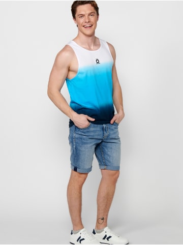 KOROSHI Tank Top Shirt in blau