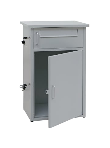 MCW Paketkasten O51 mit 2 Fächern, Hellgrau