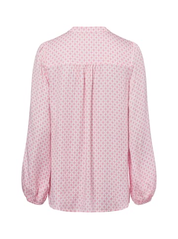 More & More Bluse in rosa weiß