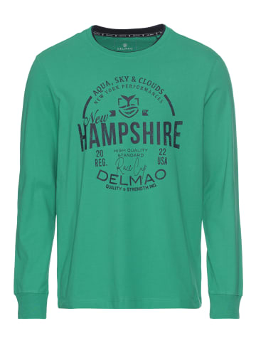 Delmao Langarmshirt in grün