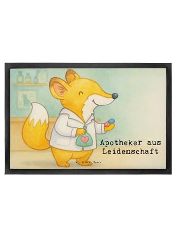 Mr. & Mrs. Panda fußmatte Apotheker Leidenschaft Design mit Spruch in Weiß